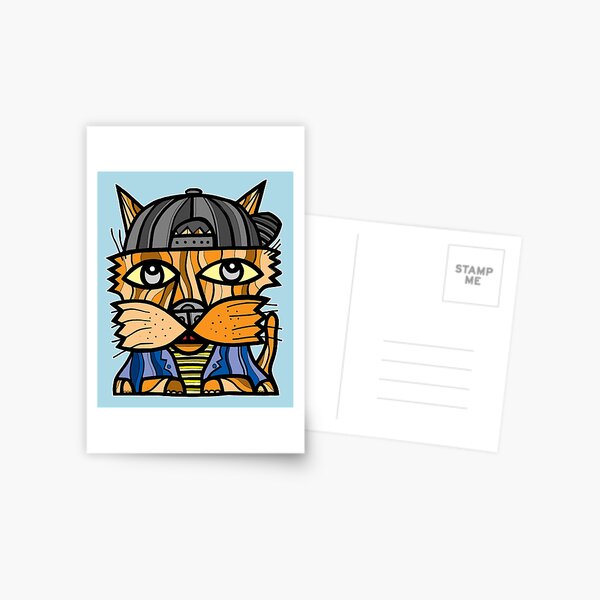 "Cool Kat" Postcard