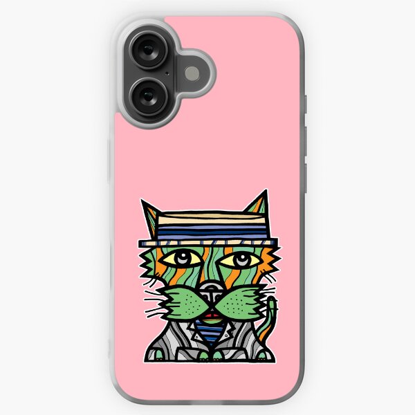 "Sharp Kat" iPhone Soft Case