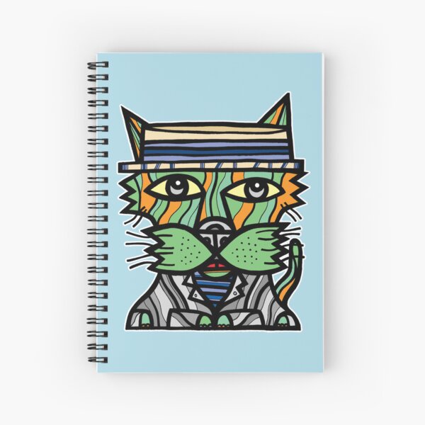 "Sharp Kat" Spiral Notebook