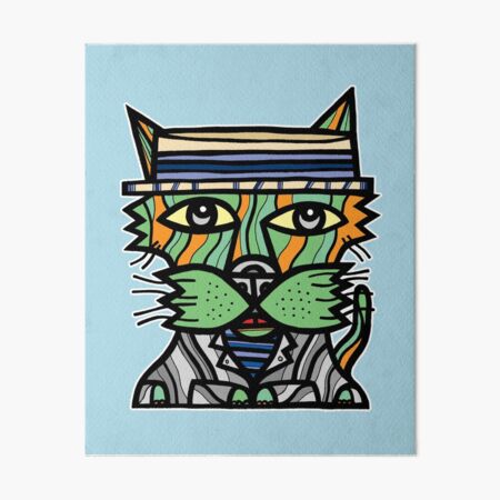 "Sharp Kat" Art Board Print