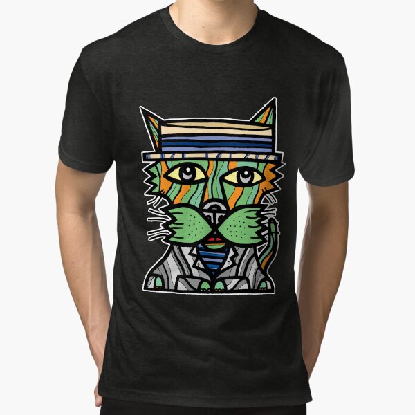 "Sharp Kat" Tri-blend T-Shirt