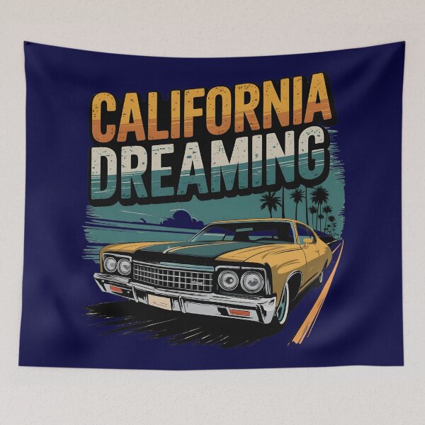 Item preview, California Dreaming Vintage ride car designed and sold by ArtbySameer.