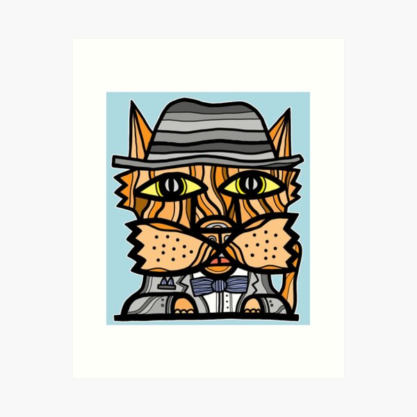 "Klassy Kat" Art Print