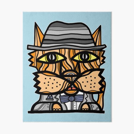 "Klassy Kat" Art Board Print