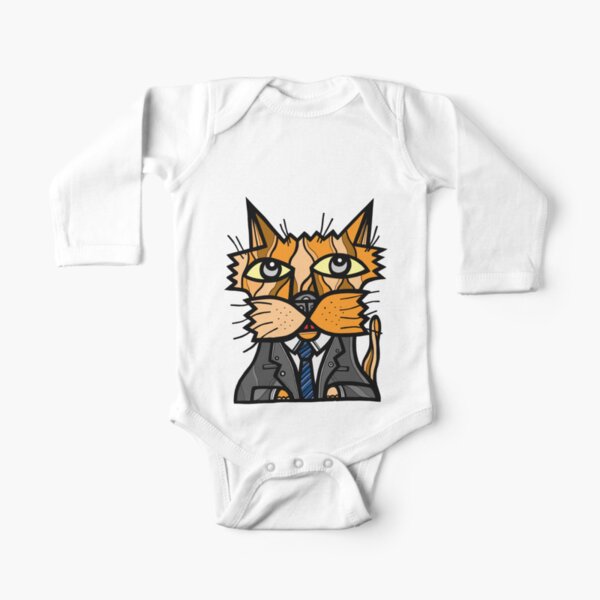 "Sassy Kat" Long Sleeve Baby One-Piece