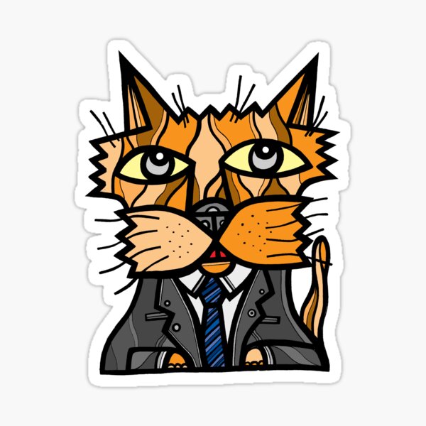 "Sassy Kat" Sticker