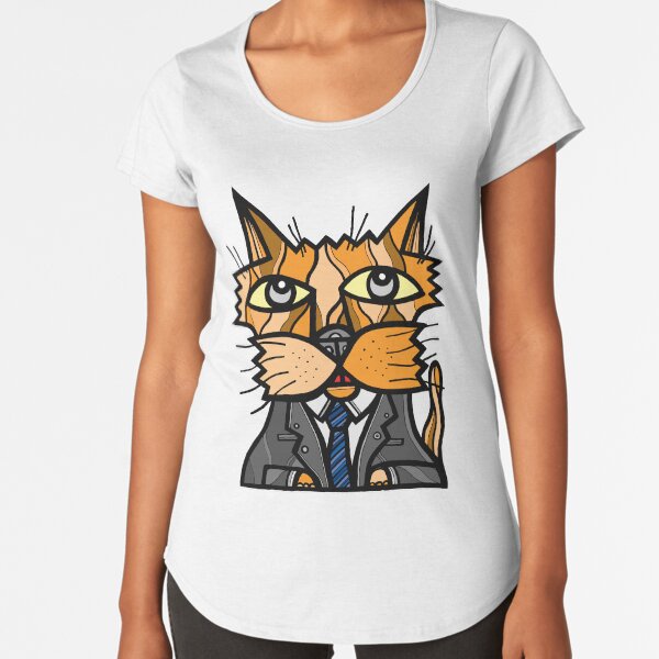 "Sassy Kat" Premium Scoop T-Shirt