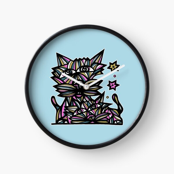 "Purr Kats" Clock