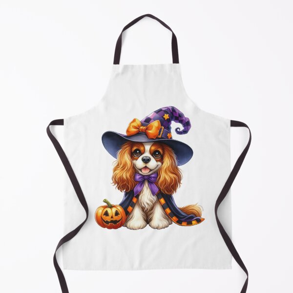 Item preview, Cavalier King Charles Spaniel Dog Halloween designed and sold by doodIllustrate.