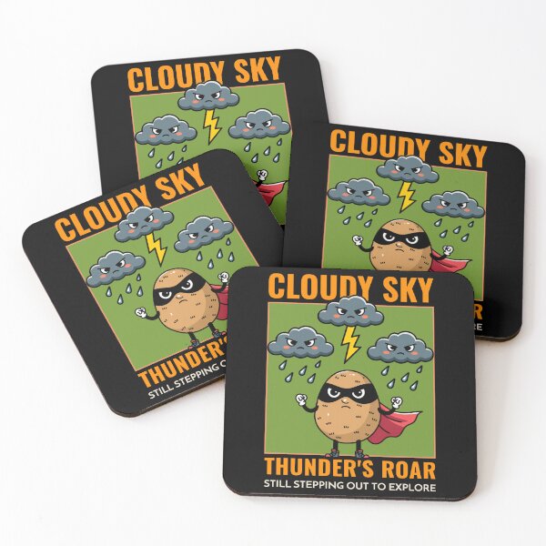 Item preview, Cloudy Sky, Thunder's Roar, Still Stepping Out To Explore designed and sold by ZoneTeebyMe.