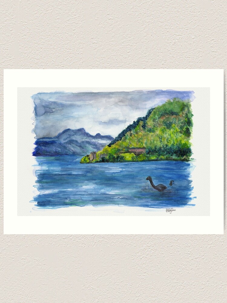 4x6 Loch Ness Art Print for Sale by 3willows