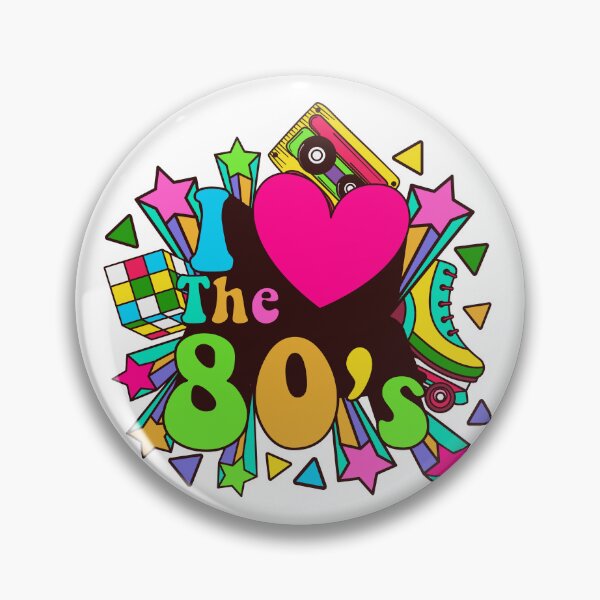 Item preview, I Love the 80's Retro Image designed and sold by KTDesigns4U.