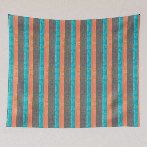 Item preview, Deckchair Stripes Monoprint Pattern designed and sold by vallisrowe.