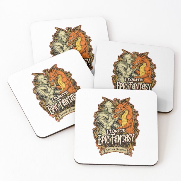 Item preview, I Write Epic Fantasy Writer Funny Book Dragon Knight Author designed and sold by GrandeDuc.