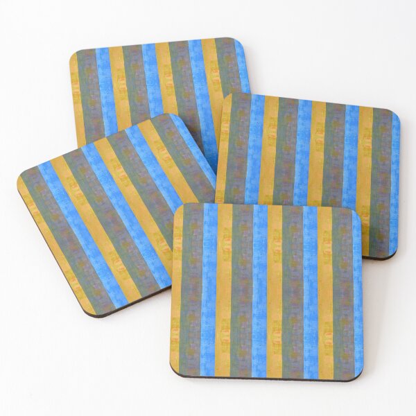 Item preview, Deckchair Stripes Monoprint Pattern designed and sold by vallisrowe.