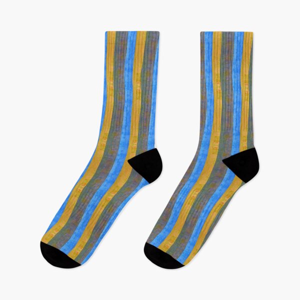 Item preview, Deckchair Stripes Monoprint Pattern designed and sold by vallisrowe.