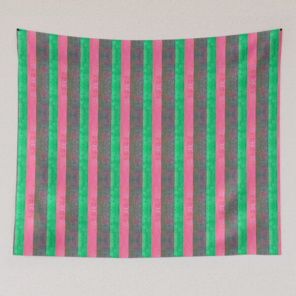 Item preview, Deckchair Stripes Monoprint Pattern designed and sold by vallisrowe.