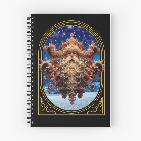 Item preview, Fractal Santa in Snow designed and sold by Vast-Designs.