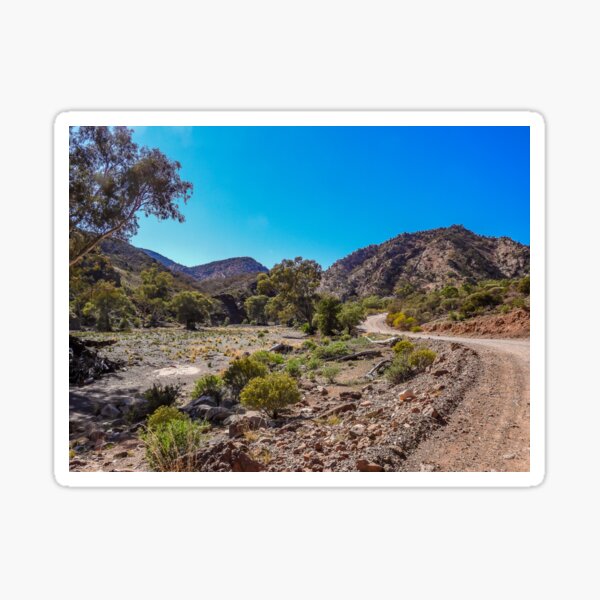 View at Brachina Gorge Road Sticker