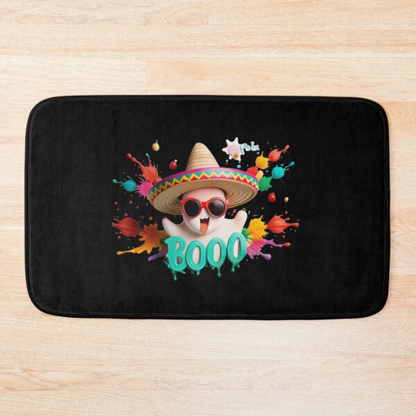 Item preview, Sombrero Ghost Boo: Cool & Spooky Splash Art designed and sold by Colorful-Garden.