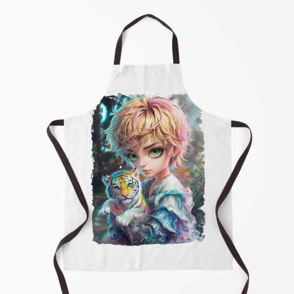 Item preview, Chibi Boy and Rainbow Tiger designed and sold by CookiesMerch.