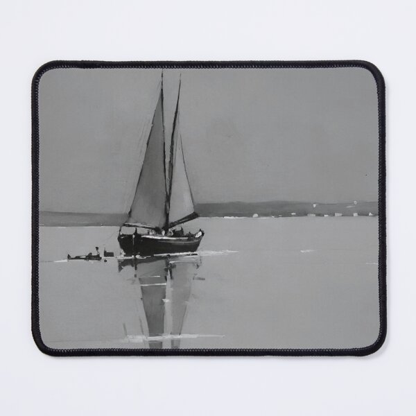 Item preview, "Silent Waters: Sailboat on Still Sea" designed and sold by LHDdesign.