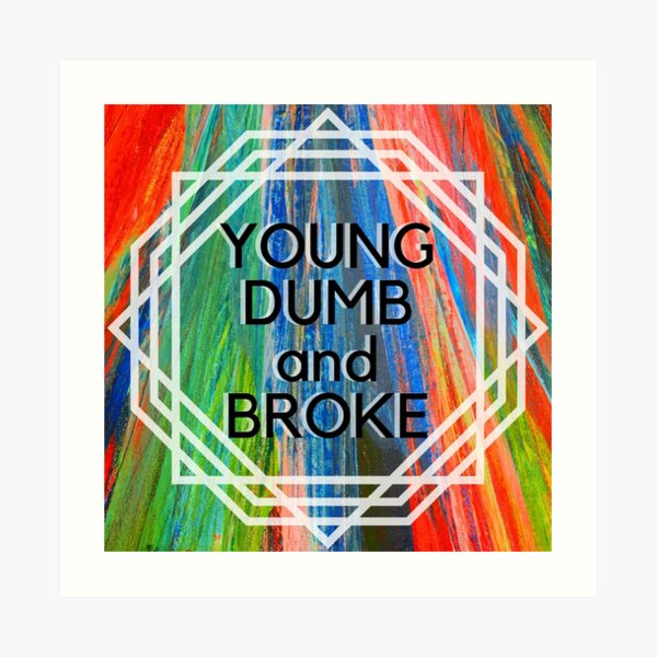 Khalid Location Wall Art Redbubble - roblox music codes young dumb and broke