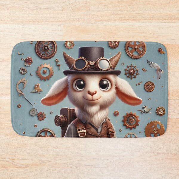 Item preview, Steampunk Cashmere Goat designed and sold by Sillytoe.