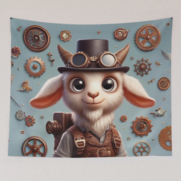 Item preview, Steampunk Cashmere Goat designed and sold by Sillytoe.