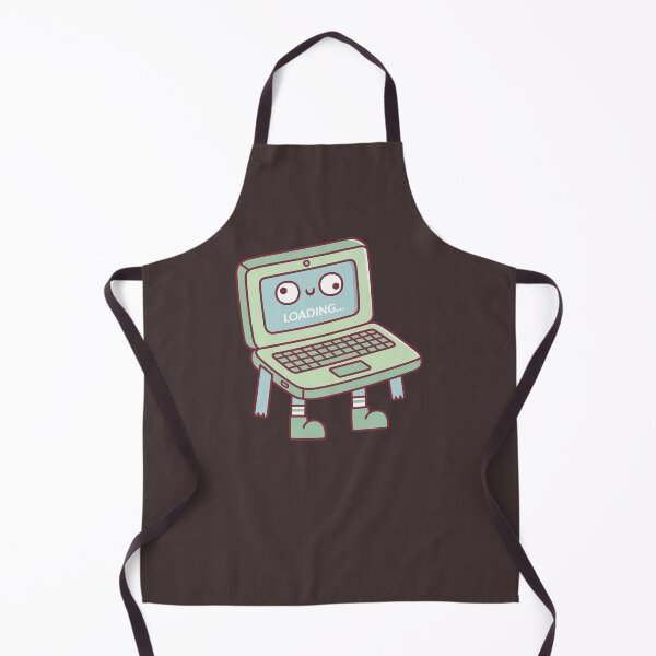 Item preview, Funny Derpy Laptop Loading Its Brain designed and sold by rustydoodle.