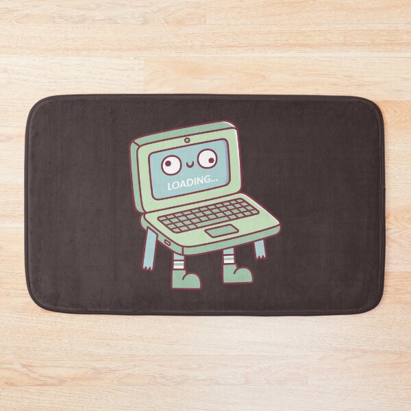 Item preview, Funny Derpy Laptop Loading Its Brain designed and sold by rustydoodle.