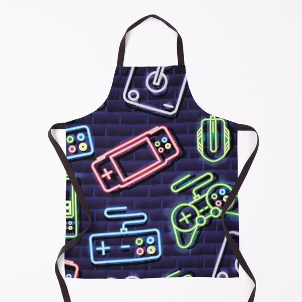 Item preview, gaming pattern neon game console designed and sold by Mauswohn.