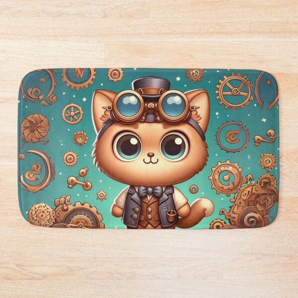 Item preview, Steampunk Cat designed and sold by Sillytoe.