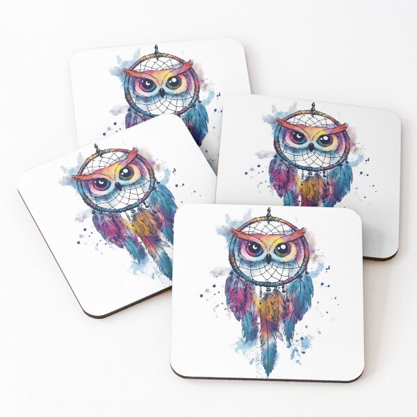 Item preview, Owl Dream Colorful Dreamcatcher  designed and sold by InfinVibeDesign.
