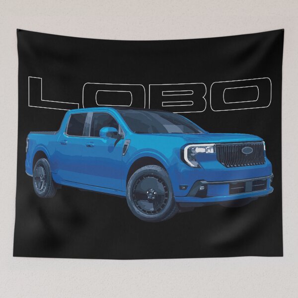 Item preview, Velocity blue Lobo maverick street truck regular cab 4x4 pickup blue work truck designed and sold by cowtownCOWBOY.