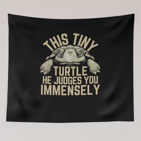Item preview, This Tiny Turtle He Judges You Immensely,  funny turtle lovers Gift designed and sold by SlocifieShop.