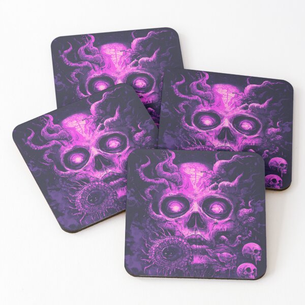 Item preview, Ritual de calavera Ácido Púrpura horror halloween designed and sold by Jeegerverd.