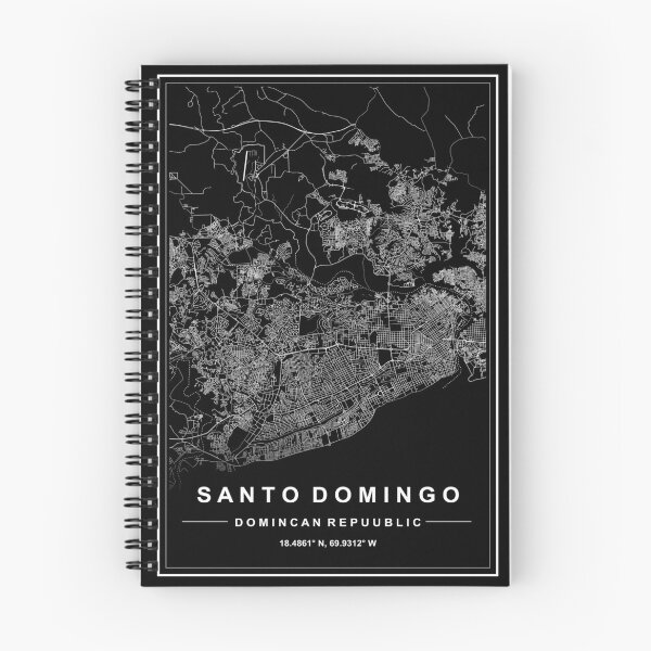 Item preview, Santo Domingo Map designed and sold by SHAMPAIN-ART-CO.