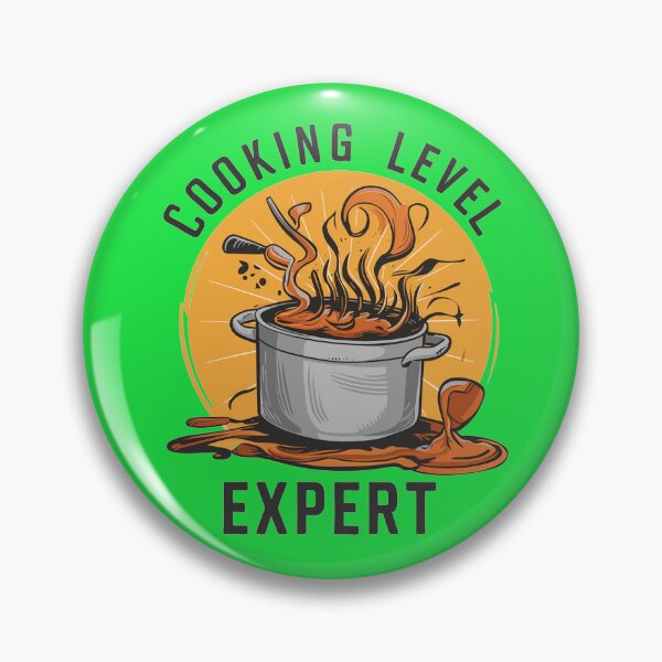 Item preview, Cooking level expert badge designed and sold by 2Blue-Dots.