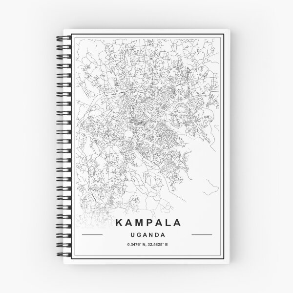 Item preview, Kampala Map designed and sold by SHAMPAIN-ART-CO.