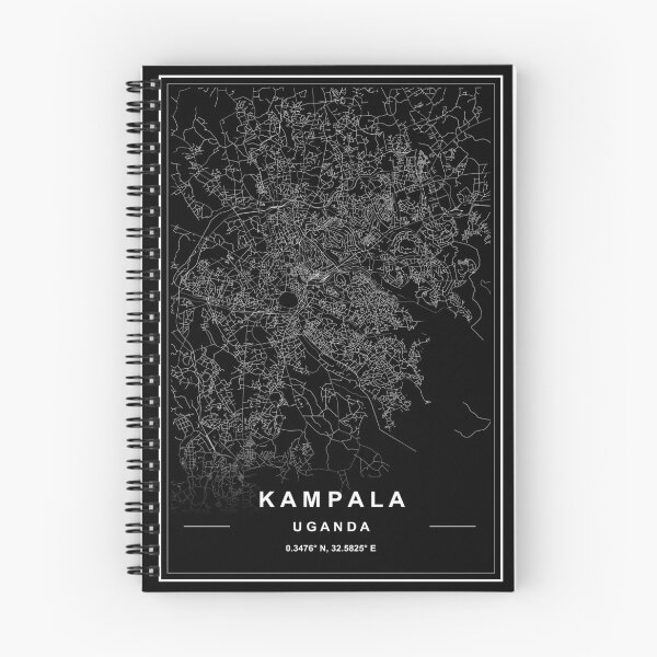 Item preview, Kampala Map designed and sold by SHAMPAIN-ART-CO.