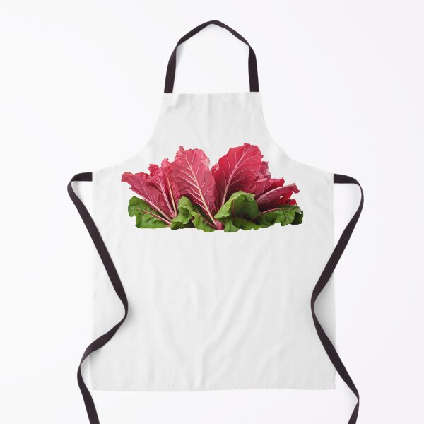 Item preview, Rhubarb leaves realistic cutout ruby leaves with light veins and some green ones designed and sold by EmeraldeaArt.