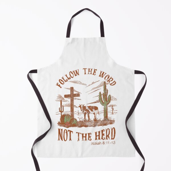 Item preview, Cow Follow the Word Not the Herd Western Cow designed and sold by Greenbacks.