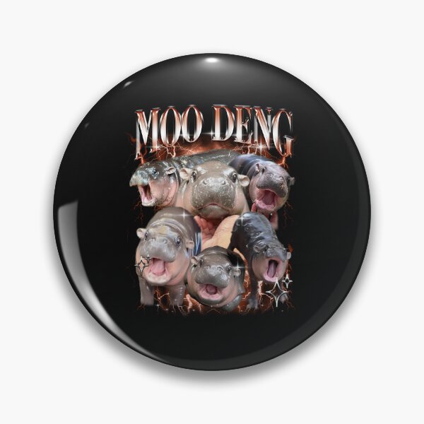 Item preview, Moo Deng Bootleg Rap Shirt | Cute Moo Deng Shirt, Funny Bootleg Tee, Baggy Tshirt, Meme Shirt, designed and sold by EcoFriendlyTee.