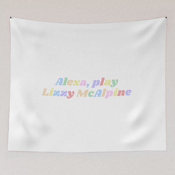 Item preview, Alexa, play Lizzy McAlpine rainbow retro design designed and sold by abbeygfrerer.