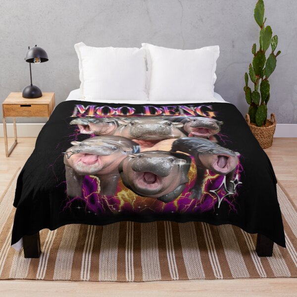 Item preview, Moo Deng Bootleg Rap Shirt | Cute Moo Deng Shirt, Funny Bootleg Tee, Baggy Tshirt, Meme Shirt, designed and sold by EcoFriendlyTee.