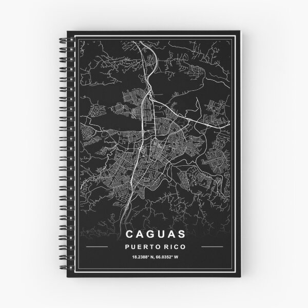 Item preview, Caguas Map designed and sold by SHAMPAIN-ART-CO.