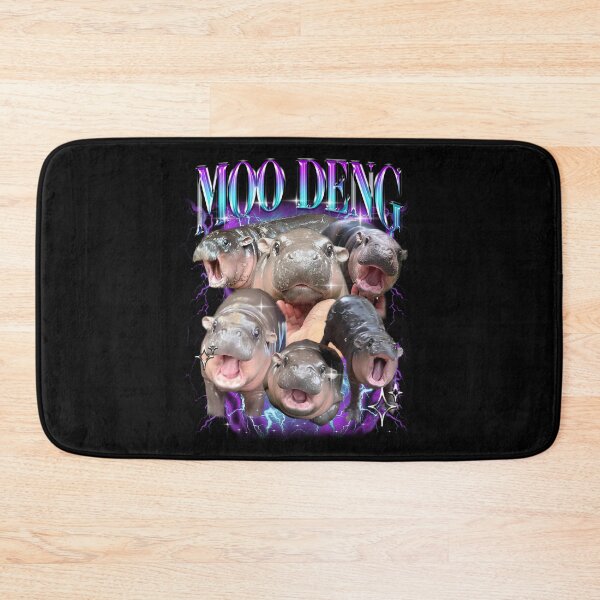 Item preview, Moo Deng Bootleg Rap Shirt | Cute Moo Deng Shirt, Funny Bootleg Tee, Baggy Tshirt, Meme Shirt, designed and sold by EcoFriendlyTee.
