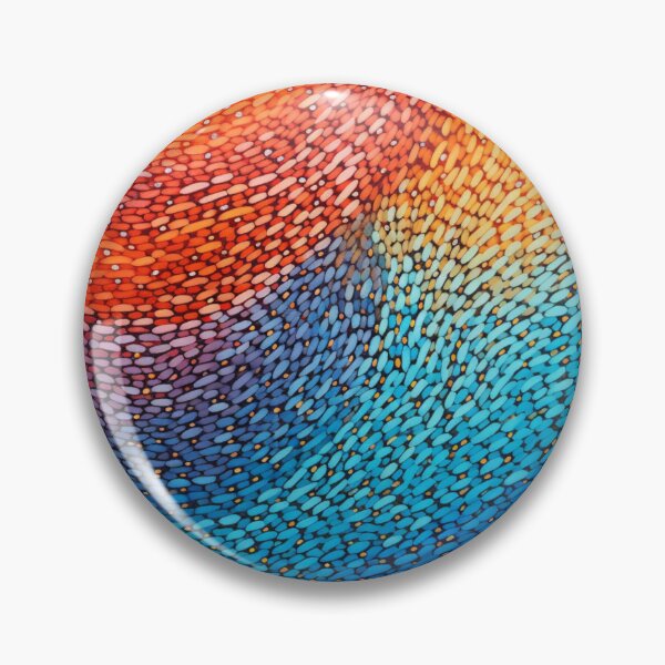 Item preview, Aboriginal Inspired Dot Art - Ruffle designed and sold by GrinGalore.
