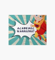 Academic Warriors logo Art Board
